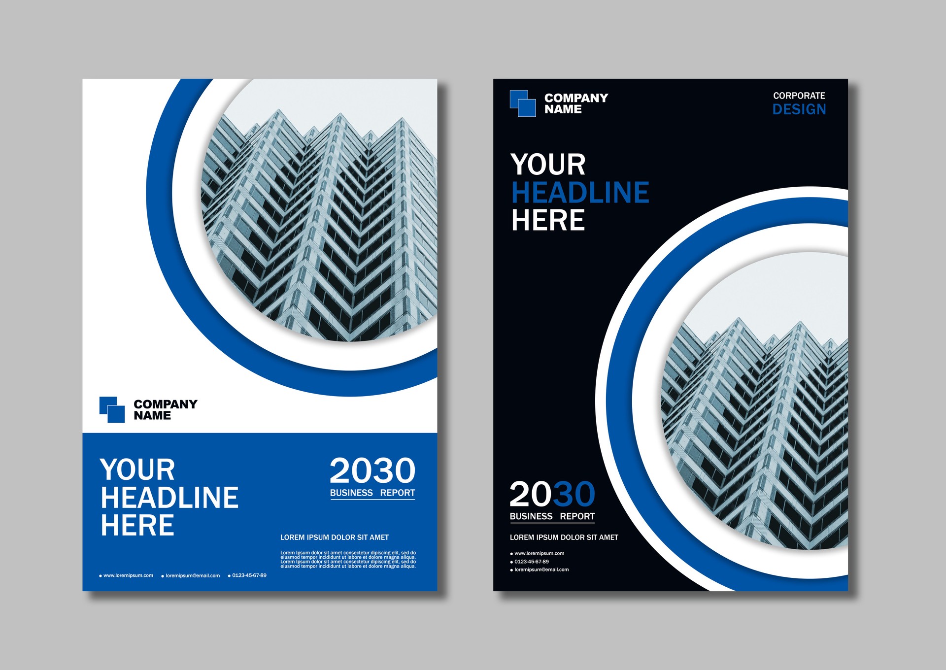 Business brochure cover design template corporate company profile or annual report catalog magazine flyer booklet leaflet.